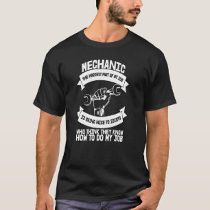Schwer zu sein Mechanic Diesel Mechanic T-Shirt
