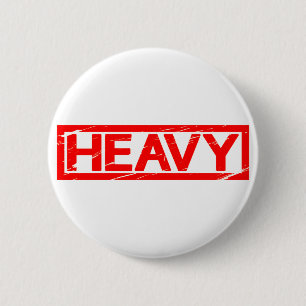 Schwere Briefmarke Button
