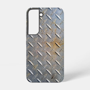 Schwere Diamantplatten-Stahlgrafik Samsung Galaxy Hülle