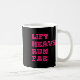 Schwere Gewichte heben, weit laufen, Hybrid-Sport- Kaffeetasse
