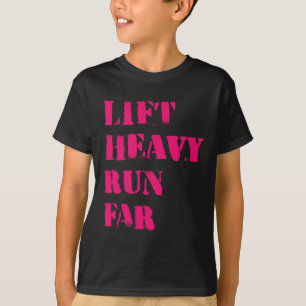 Schwere Gewichte stemmen, weit laufen Hybrid-Sport T-Shirt
