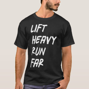Schwere Gewichte stemmen, weit laufen Hybrid-Sport T-Shirt