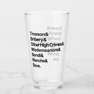 Schwere Verbrechen & Vergehen - Impeach Bondi Blan Glas