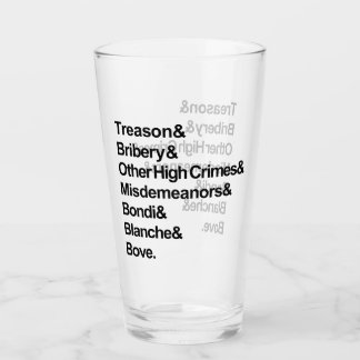 Schwere Verbrechen & Vergehen - Impeach Bondi Blan Glas