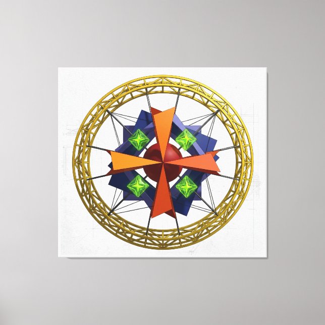 Schwereanker Leinwanddruck (Vorderseite)