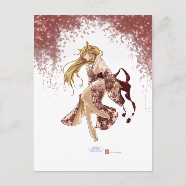 Schwerelos Postkarte (Vorderseite)