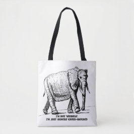 Schwerer Kreuzschraffur-Elefant