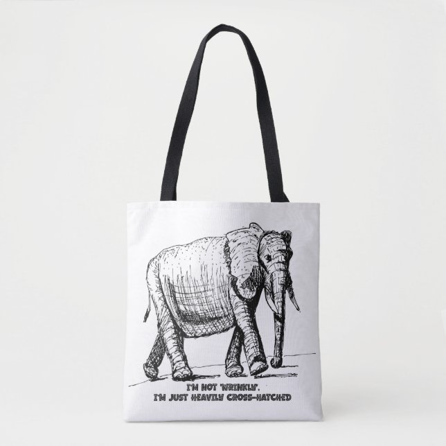 Schwerer Kreuzschraffur-Elefant (Vorderseite)
