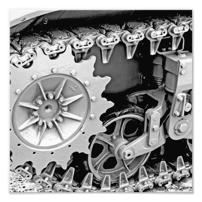 Schwerer Metall Fotodruck (Vorne)