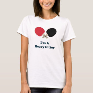 Schwerer Schlagmann-Klingeln Pong T-Shirt