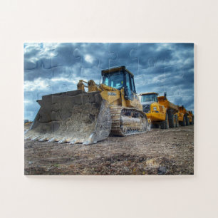 Schweres Gerät für den Gesteinsabbau Puzzle