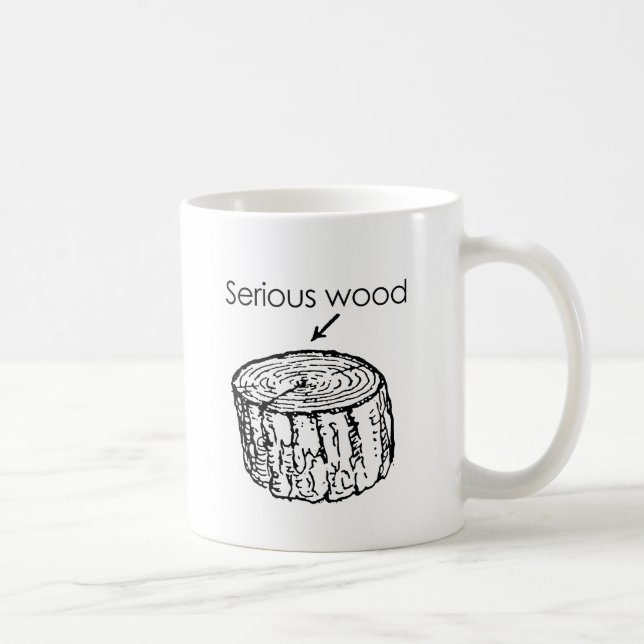 SCHWERES HOLZ TASSE (Rechts)