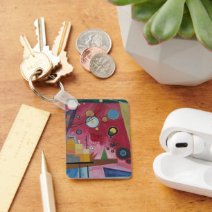 Schweres Rot von Wassily Kandinsky Schlüsselanhänger