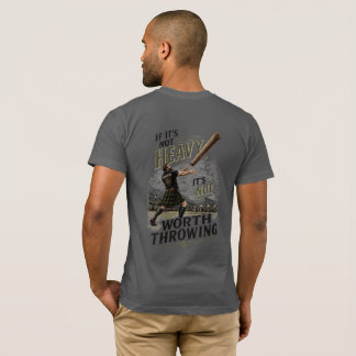 Schweres schottisches Caber-T-Shirt T-Shirt