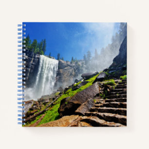 Schweres Spray aus Vernal Yosemite National Park Notizbuch