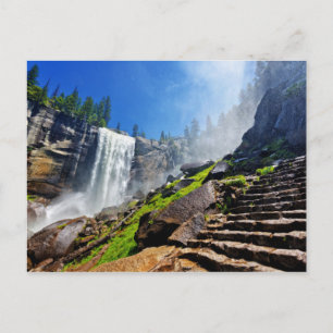 Schweres Spray aus Vernal   Yosemite National Park Postkarte