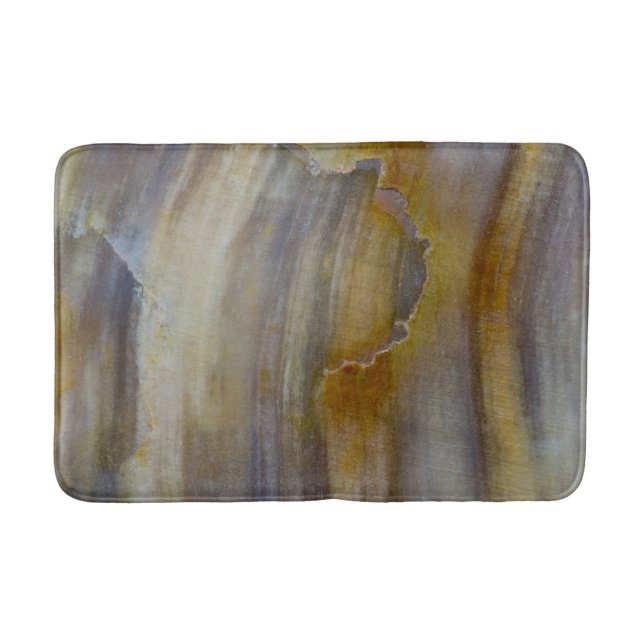 Schweres versteinertes Holz Badematte (Vorderseite)