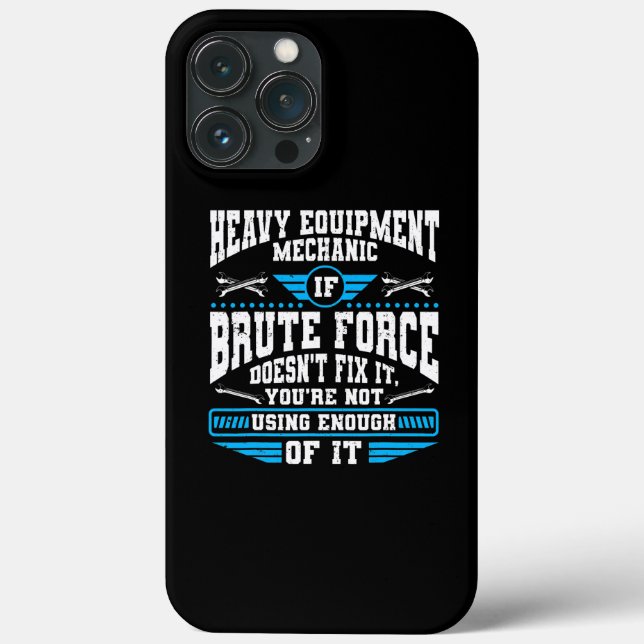Schwergeräte-Techniker Schwerlastmechaniker  Case-Mate iPhone Hülle (Rückseite)