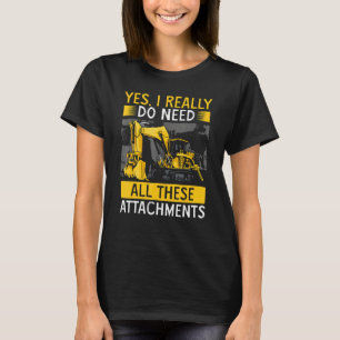 Schwergerätebediener Baggerführer Männer 11 T-Shirt