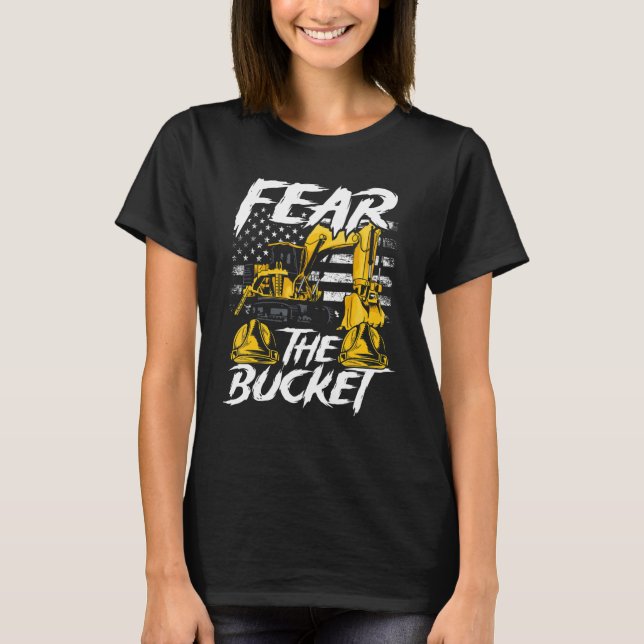 Schwergerätebediener Baggerführer Männer 12 T-Shirt (Vorderseite)