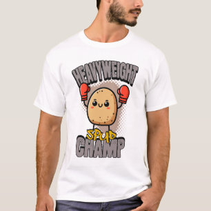 Schwergewichts-Kampf-Spud-Champ-Boxen-Kartoffel T-Shirt