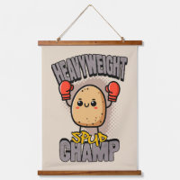 Schwergewichts-Kartoffel-Champ-Boxen-Kartoffel