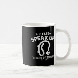 Schwerhörig Vintage Hörbehindert Bitte Spr Kaffeetasse