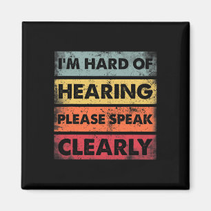 Schwerhörigkeit Gehörloses Gehör beeinträchtigtes  Magnet