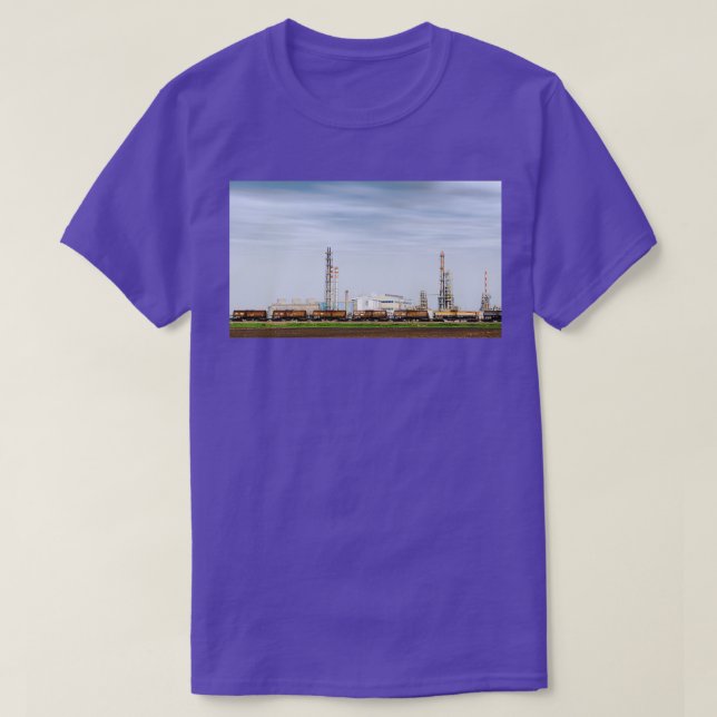 Schwerindustrie mit Zugtanks T-Shirt (Design vorne)