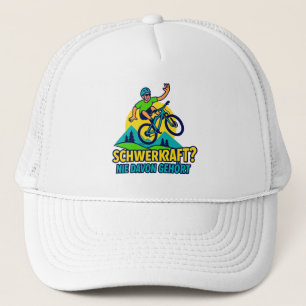 Schwerkraft?Lustiges Mountainbike Design für Biker Truckerkappe