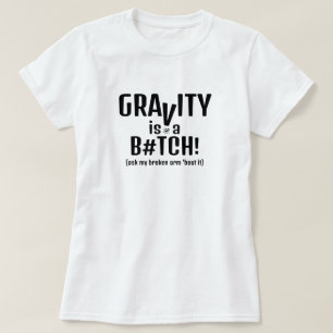Schwerkraft und Stürze - Witz v1.2 T-Shirt