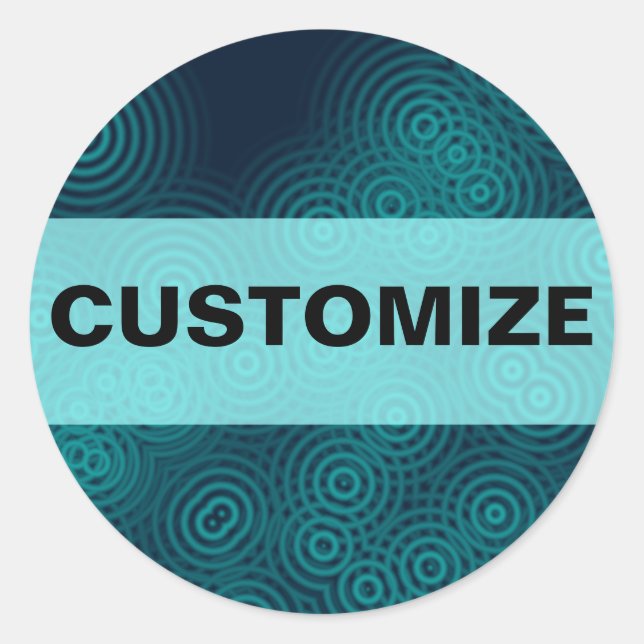 Schwerkraftschutz Runder Aufkleber (Vorderseite)