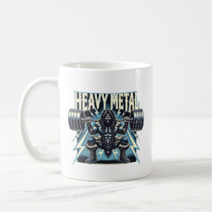 Schwermetall - Funny Lifting Gym Workout Fitness Kaffeetasse