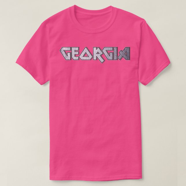 Schwermetall Georgia T-Shirt (Design vorne)