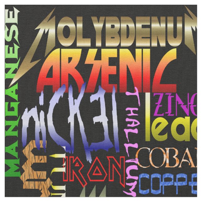 Schwermetall-Gewebe Stoff (Nahaufnahme)