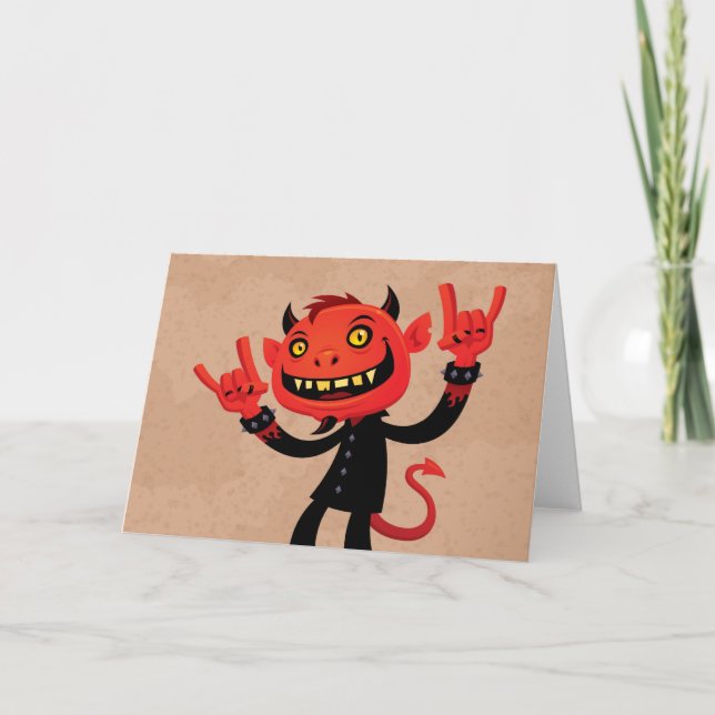 Schwermetall Karte (Vorderseite)