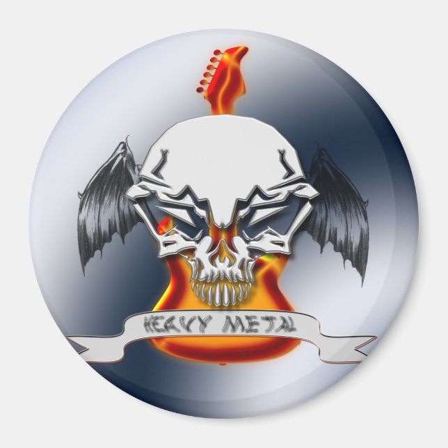 Schwermetall Magnet (Vorne)