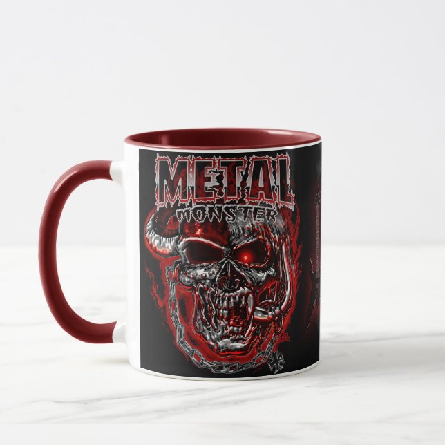 Schwermetall-Monster Tasse (Links)
