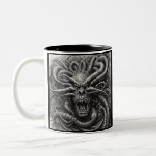 Schwermetall-Monster Zweifarbige Tasse