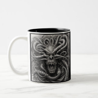 Schwermetall-Monster Zweifarbige Tasse