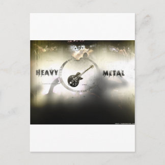 Schwermetall Postkarte