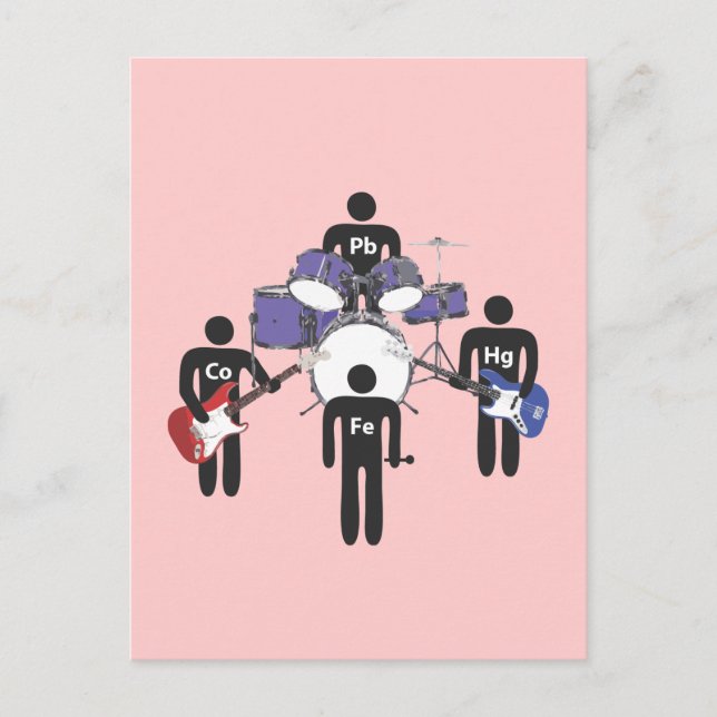 Schwermetall Postkarte (Vorderseite)