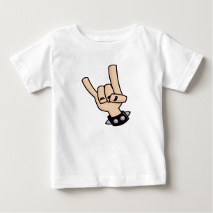 Schwermetall-Teufelshorne Baby T-shirt