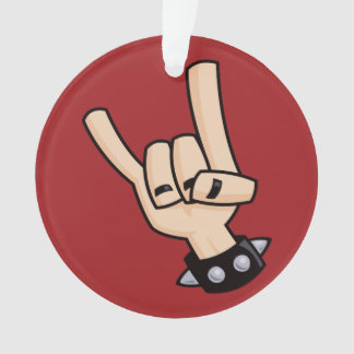 Schwermetall-Teufelshorne Ornament