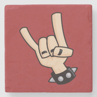 Schwermetall-Teufelshorne Steinuntersetzer