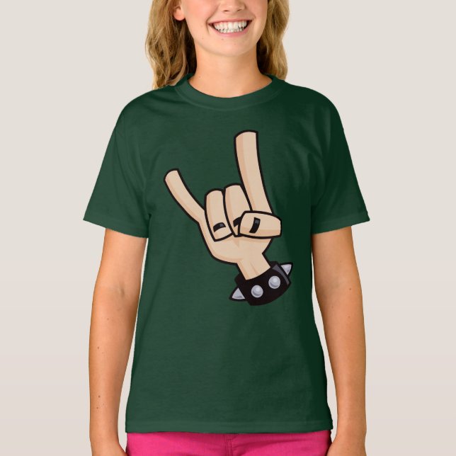 Schwermetall-Teufelshorne T-Shirt (Vorderseite)
