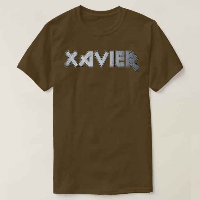Schwermetall Xavier T-Shirt (Design vorne)