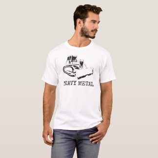 Schwermetallbulldozer-lustiger niedlicher T-Shirt