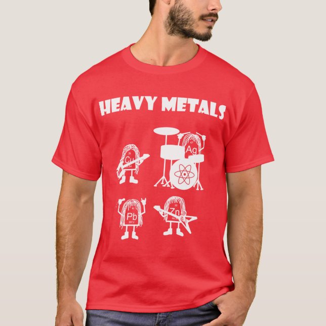 Schwermetalle1 Geschenk T-Shirt (Vorderseite)