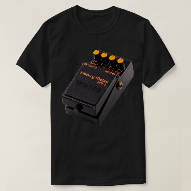 SCHWERMETALLgitarren-Pedal HM-2 T-Shirt (Design vorne)